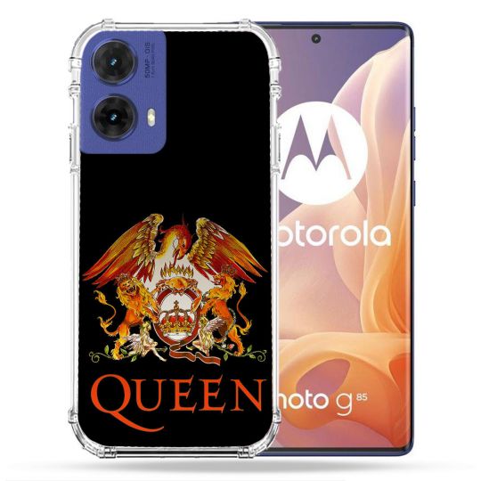 Coque Renforcée Pour Motorola G85 5G Musique Rock Queen
