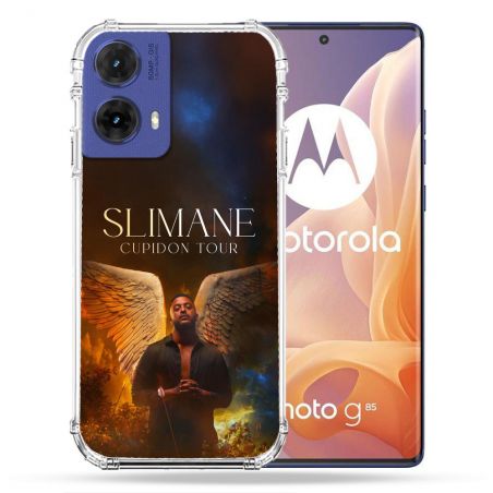Coque Renforcée Pour Motorola G85 5G Musique Slimane Ange
