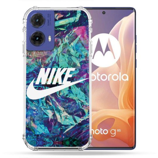Coque Renforcée Pour Motorola G85 5G Nike Turquoise