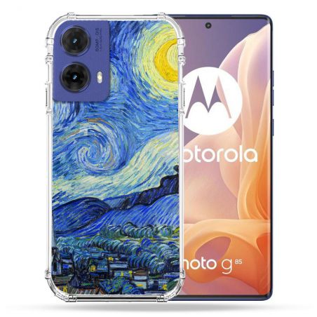 Coque Renforcée Pour Motorola G85 5G Peinture La nuit étoilée