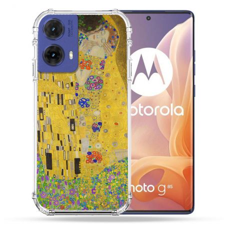 Coque Renforcée Pour Motorola G85 5G Peinture Le Baiser