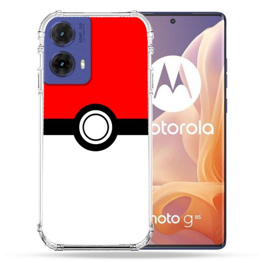 Coque Renforcée Pour Motorola G85 5G Pokemon Pokeball