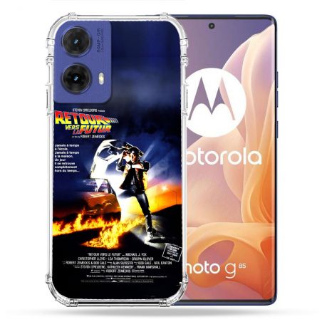 Coque Renforcée Pour Motorola G85 5G Retour Vers Le Futur Affiche