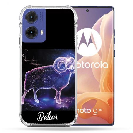 Coque Renforcée Pour Motorola G85 5G Signe Zodiaque 2 Bélier