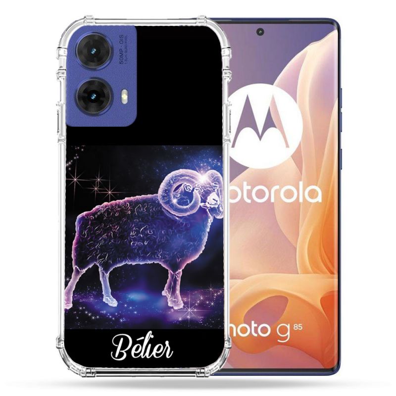 Coque Renforcée Pour Motorola G85 5G Signe Zodiaque 2 Bélier