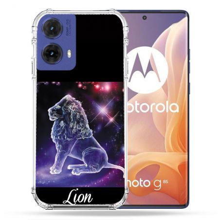 Coque Renforcée Pour Motorola G85 5G Signe Zodiaque 2 Lion
