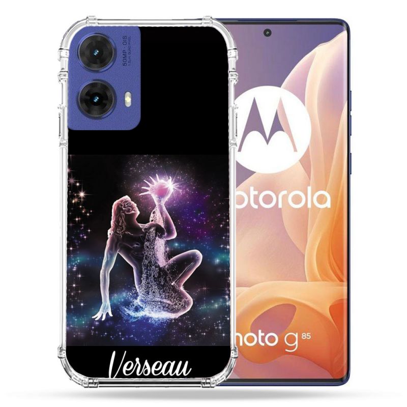 Coque Renforcée Pour Motorola G85 5G Signe Zodiaque 2 Verseau