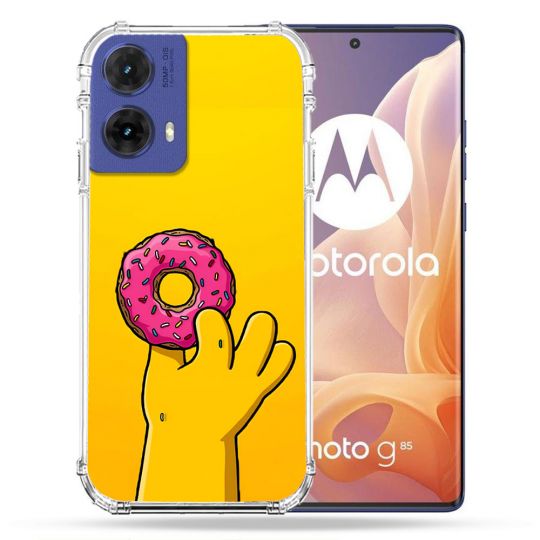 Coque Renforcée Pour Motorola G85 5G Simpson Donuts