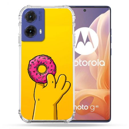 Coque Renforcée Pour Motorola G85 5G Simpson Donuts