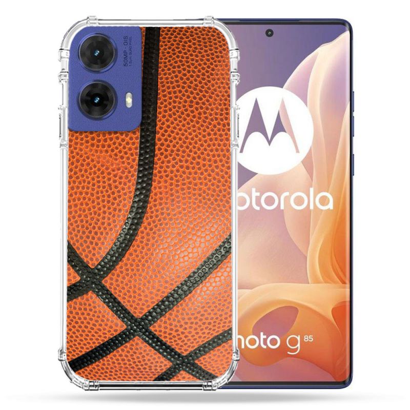 Coque Renforcée Pour Motorola G85 5G Sport Ballon Basket