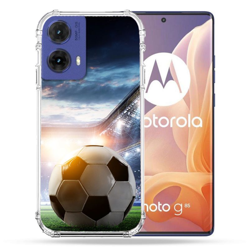 Coque Renforcée Pour Motorola G85 5G Sport Football Stade