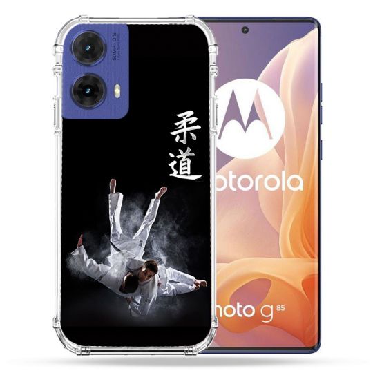 Coque Renforcée Pour Motorola G85 5G Sport Judo Noir