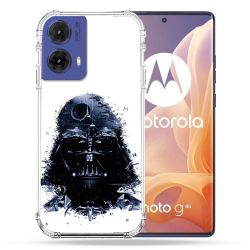 Coque Renforcée Pour Motorola G85 5G Star Wars - Dark Vador Blanc