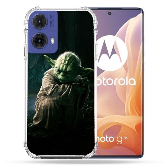 Coque Renforcée Pour Motorola G85 5G Star Wars - Yoda sombre