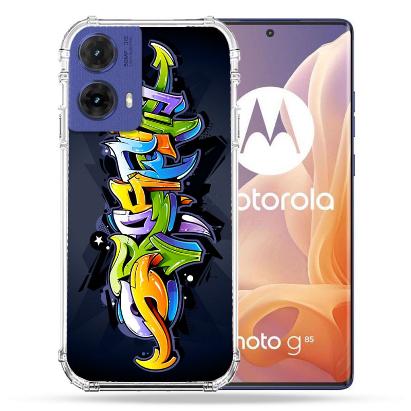 Coque Renforcée Pour Motorola G85 5G Street Art Graffiti