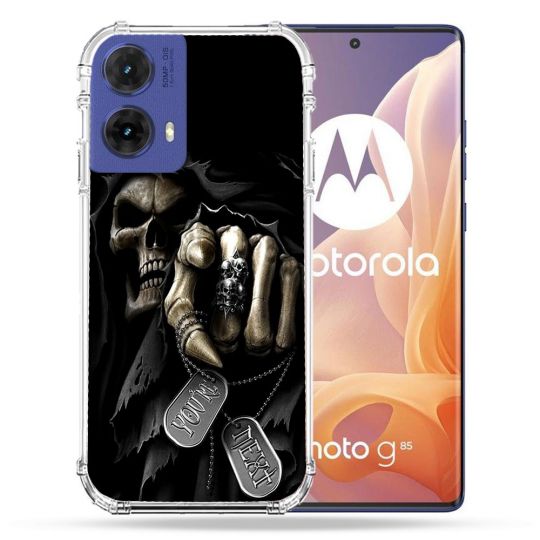 Coque Renforcée Pour Motorola G85 5G Tete de Mort Your Next