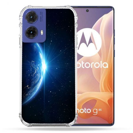 Coque Renforcée Pour Motorola G85 5G Univers Planete Terre