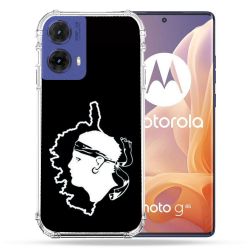 Coque Renforcée Pour Motorola G85 5G Voyage Corse Noir
