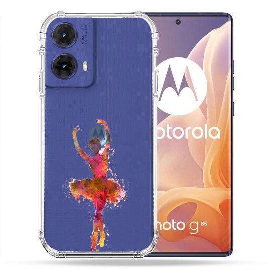 Coque Renforcée Transparente Pour Motorola G85 5G Danseuse etoile