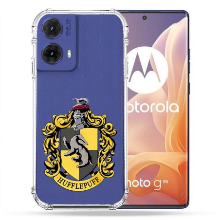 Coque Renforcée Transparente Pour Motorola G85 5G Harry Potter Hufflepuff