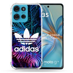 Coque Renforcée Pour Motorola G75 5G Adidas Palmier