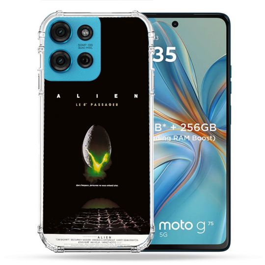 Coque Renforcée Pour Motorola G75 5G Alien Affiche