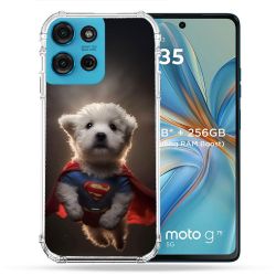 Coque Renforcée Pour Motorola G75 5G Animal Super Chien