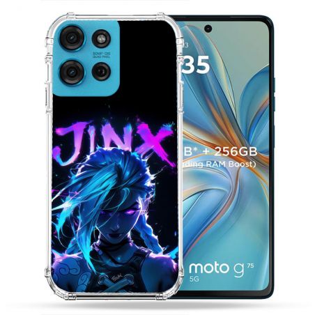Coque Renforcée Pour Motorola G75 5G Arcane Jinx Night