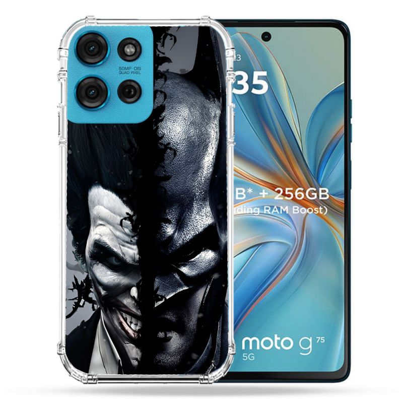 Coque Renforcée Pour Motorola G75 5G Batman Joker