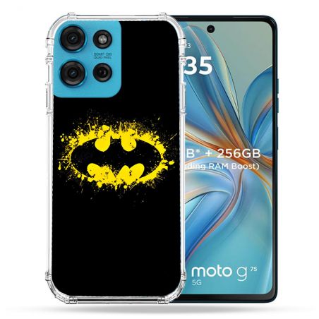 Coque Renforcée Pour Motorola G75 5G Batman Logo
