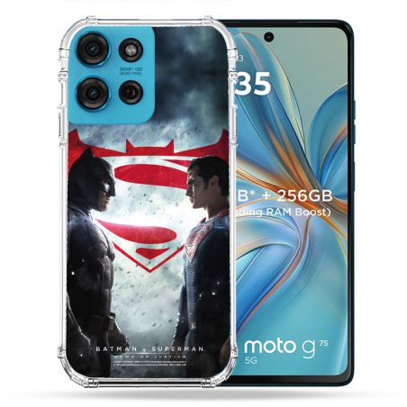 Coque Renforcée Pour Motorola G75 5G Batman VS Superman