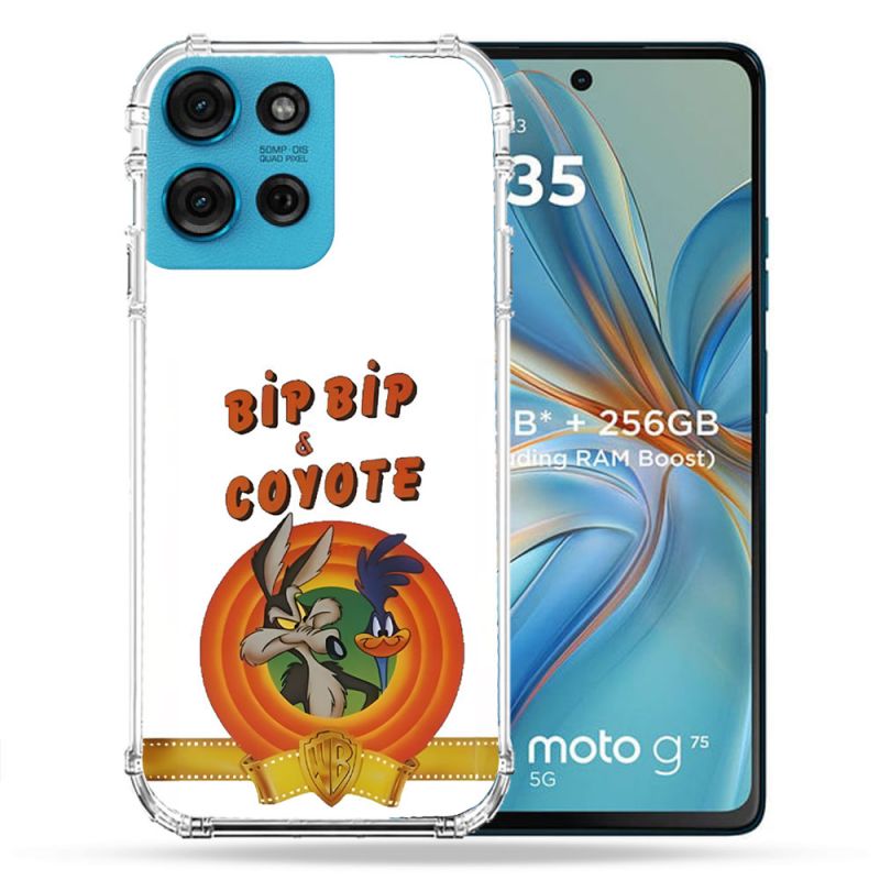 Coque Renforcée Pour Motorola G75 5G Bip Bip Coyote