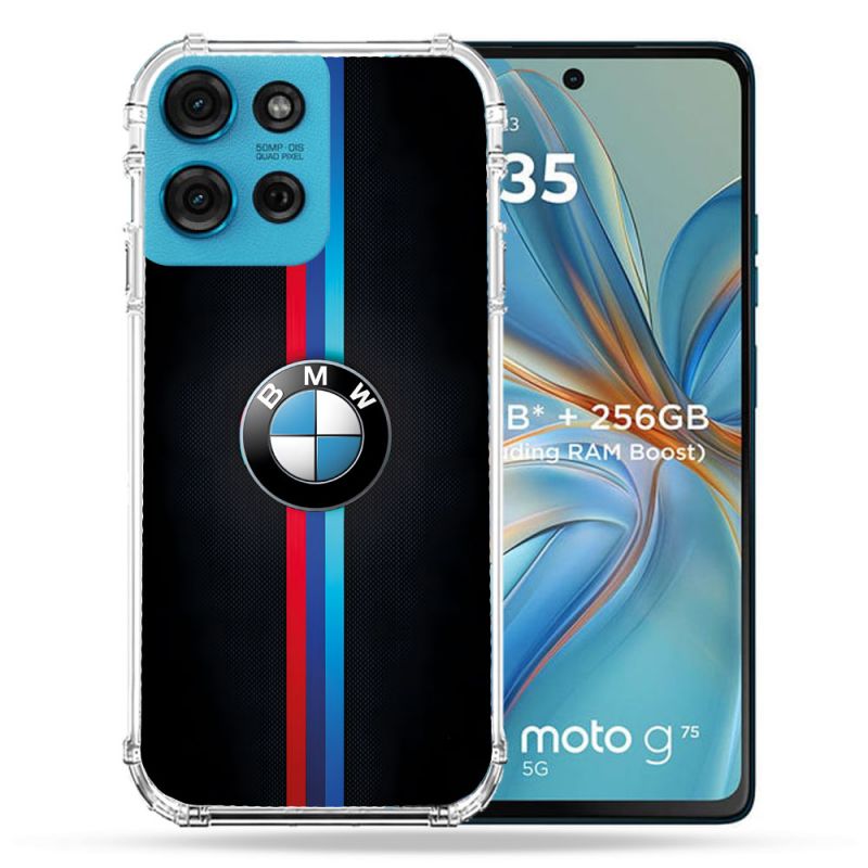 Coque Renforcée Pour Motorola G75 5G BMW Logo