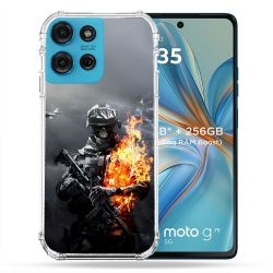 Coque Renforcée Pour Motorola G75 5G Call Of Duty Squelette