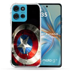 Coque Renforcée Pour Motorola G75 5G Captain America Bouclier