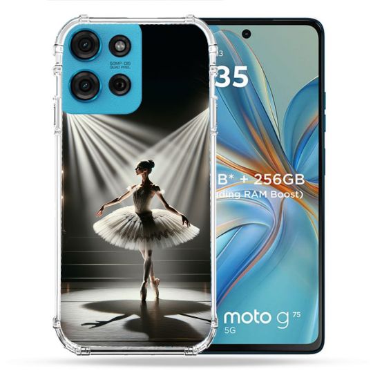 Coque Renforcée Pour Motorola G75 5G Danseuse Lumière