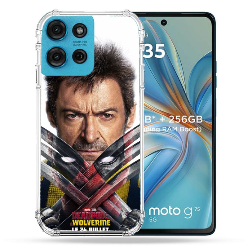 Coque Renforcée Pour Motorola G75 5G Deadpool Affiche
