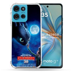 Coque Renforcée Pour Motorola G75 5G Dragons Affiche