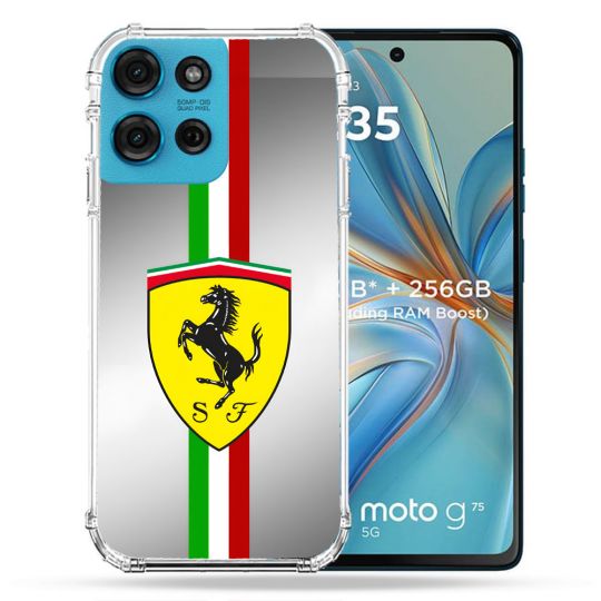 Coque Renforcée Pour Motorola G75 5G Ferrari Ligne