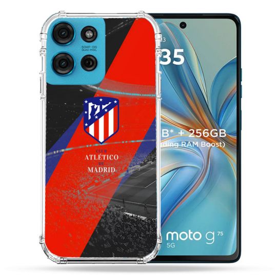 Coque Renforcée Pour Motorola G75 5G Foot Athletico Madrid