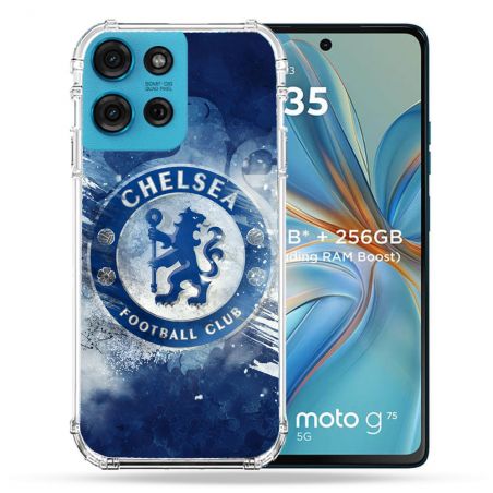 Coque Renforcée Pour Motorola G75 5G Foot Chelsea