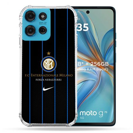 Coque Renforcée Pour Motorola G75 5G Foot Inter Milan