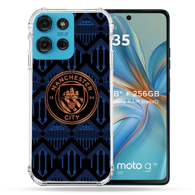 Coque Renforcée Pour Motorola G75 5G Foot Manchester City