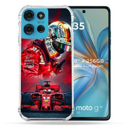 Coque Renforcée Pour Motorola G75 5G Formule 1 F1 Ferrari