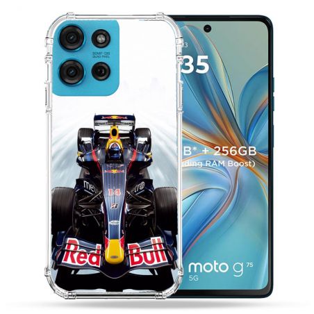 Coque Renforcée Pour Motorola G75 5G Formule 1 F1 Red Bull