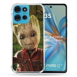 Coque Renforcée Pour Motorola G75 5G Groot Vert
