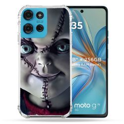 Coque Renforcée Pour Motorola G75 5G Horreur Chucky Cicatrice