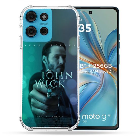 Coque Renforcée Pour Motorola G75 5G John Wick