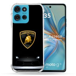 Coque Renforcée Pour Motorola G75 5G Lamborghini Noir