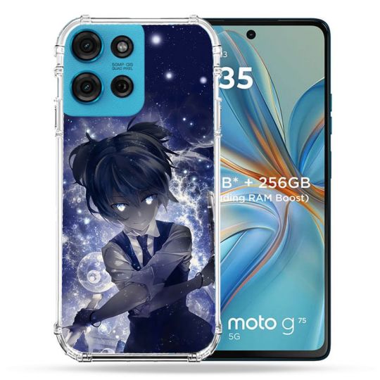 Coque Renforcée Pour Motorola G75 5G Manga Assassination Classroom Nagisa